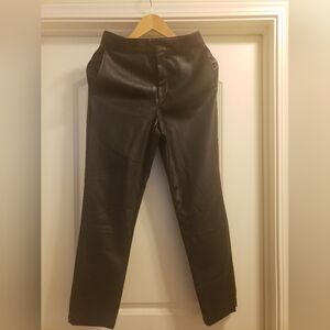 Express Faux Leather Ankle Pants - Negin Mirsalehi Collection